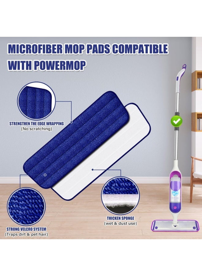 Microfiber Spray Mop for Floors – Wet & Dry Mop for Hardwood, Tile, Laminate, Vinyl, Marble, Ceramic with 1 Washable and Reusable Pad, 360° Rotating Head, Refillable Water Bottle, Perfect for Home, Office, Pets, Tight Spaces, Floor Cleaning and Multi-Surface Use - Image 2
