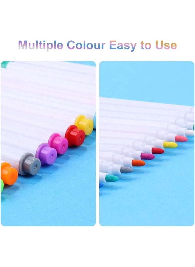 Generic Markers Cancellable Whiteboard Markers 12 Colors Dry Cancelling Marker Blackboard Window and Glass 12PCS  - Image 4
