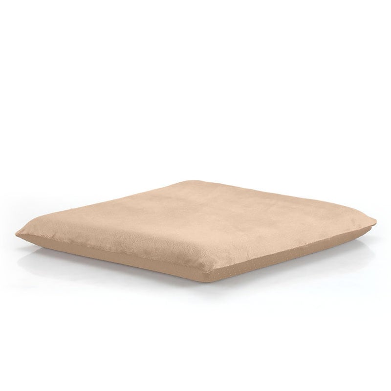 Augld Square Chair Seat Cushion Memory Foam Chair Cushion for Kitchen DiningOffice or Car 18x18 in Beige - Image 2