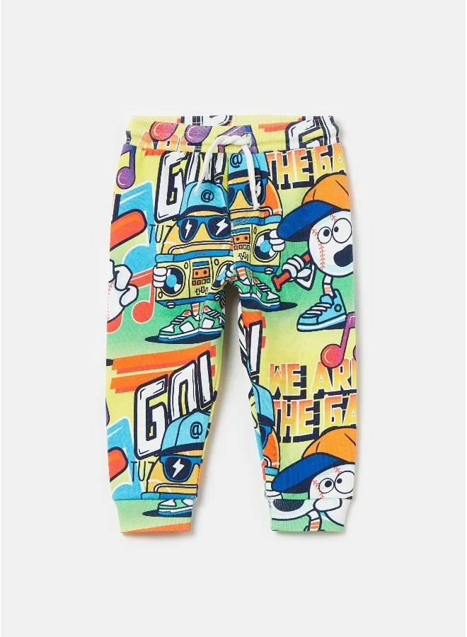 Ovs Joggers with drawstring and print