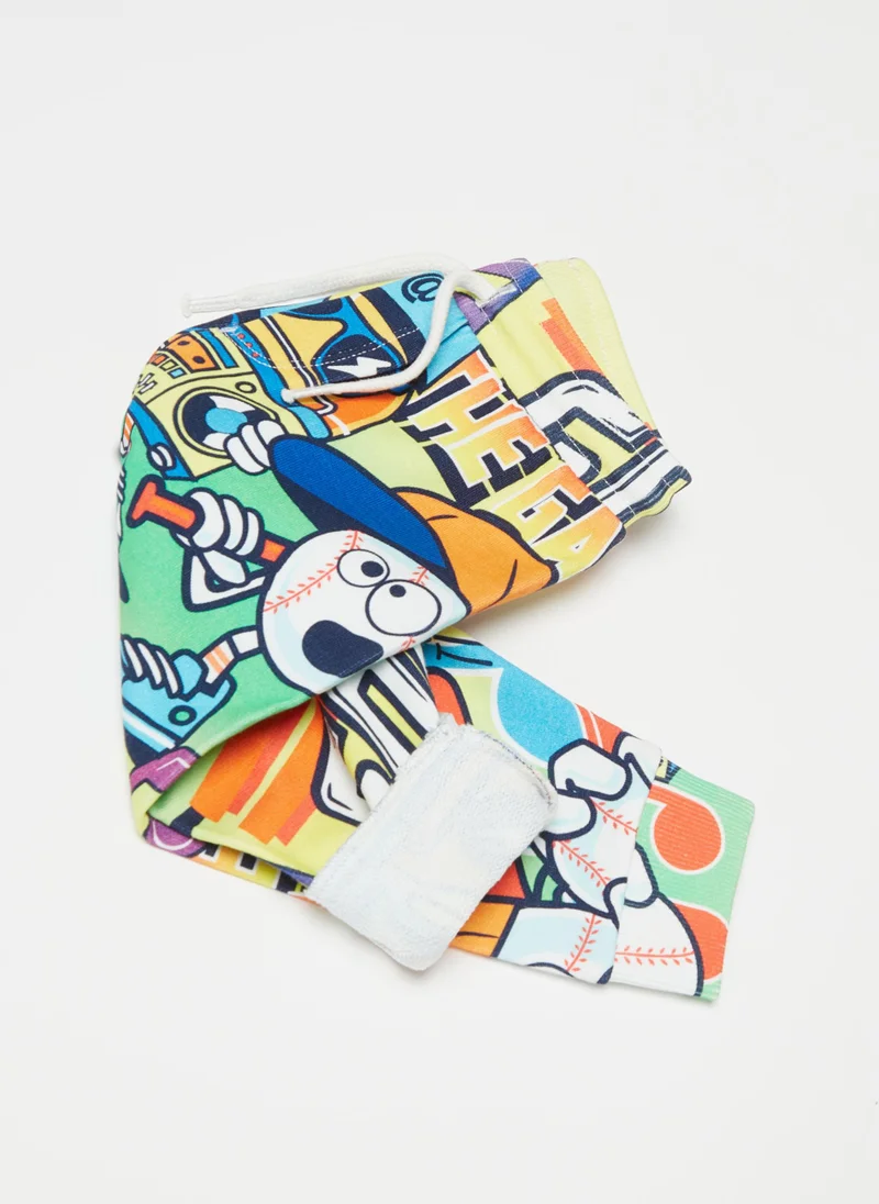 Ovs Joggers with drawstring and print