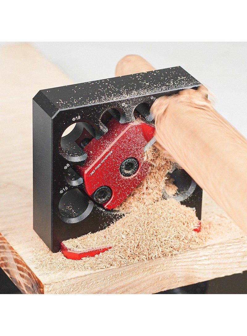 Round Bar Guide Tool for Electric Drill - Woodworking Drilling Auxiliary Accessory for Accurate Holes - Image 1