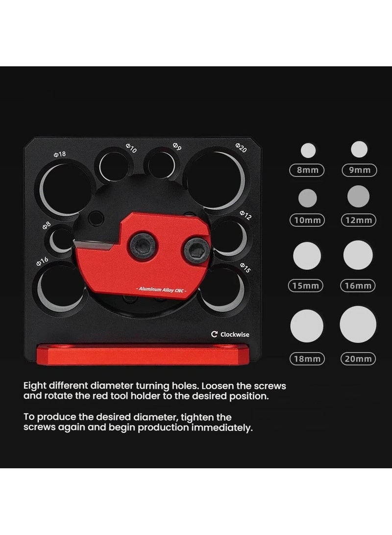 Round Bar Guide Tool for Electric Drill - Woodworking Drilling Auxiliary Accessory for Accurate Holes - Image 3