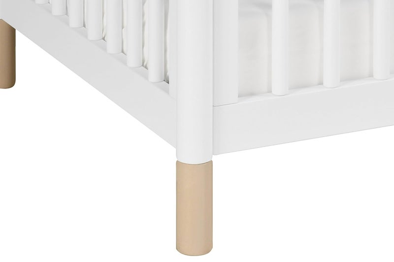 babyletto Gelato Crib and Dresser Feet Pack in Washed Natural - Image 1