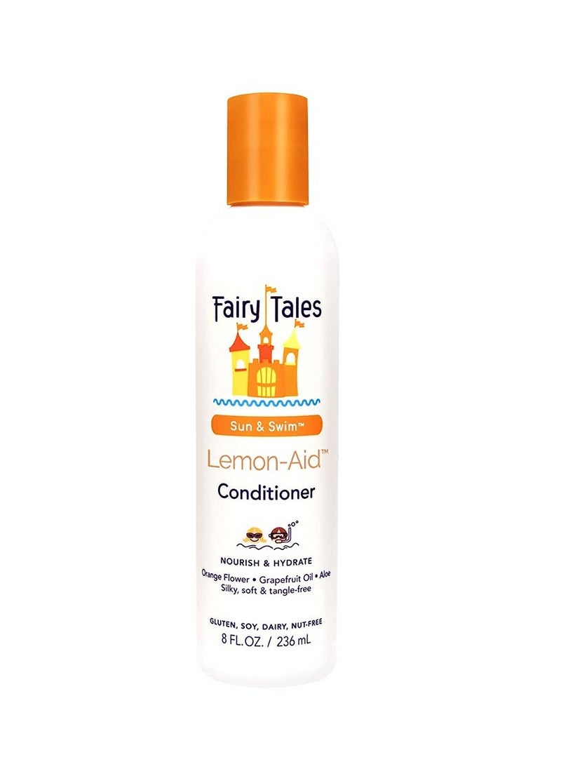 Fairy Tales Fairy Tales Swimmer Conditioner for Kids - 8 oz | Made with Natural Ingredients in the USA | Replenish and Restore from Chlorine and Salt Damage | No Parabens, Sulfates, or Synthetic Dyes  - Image 1