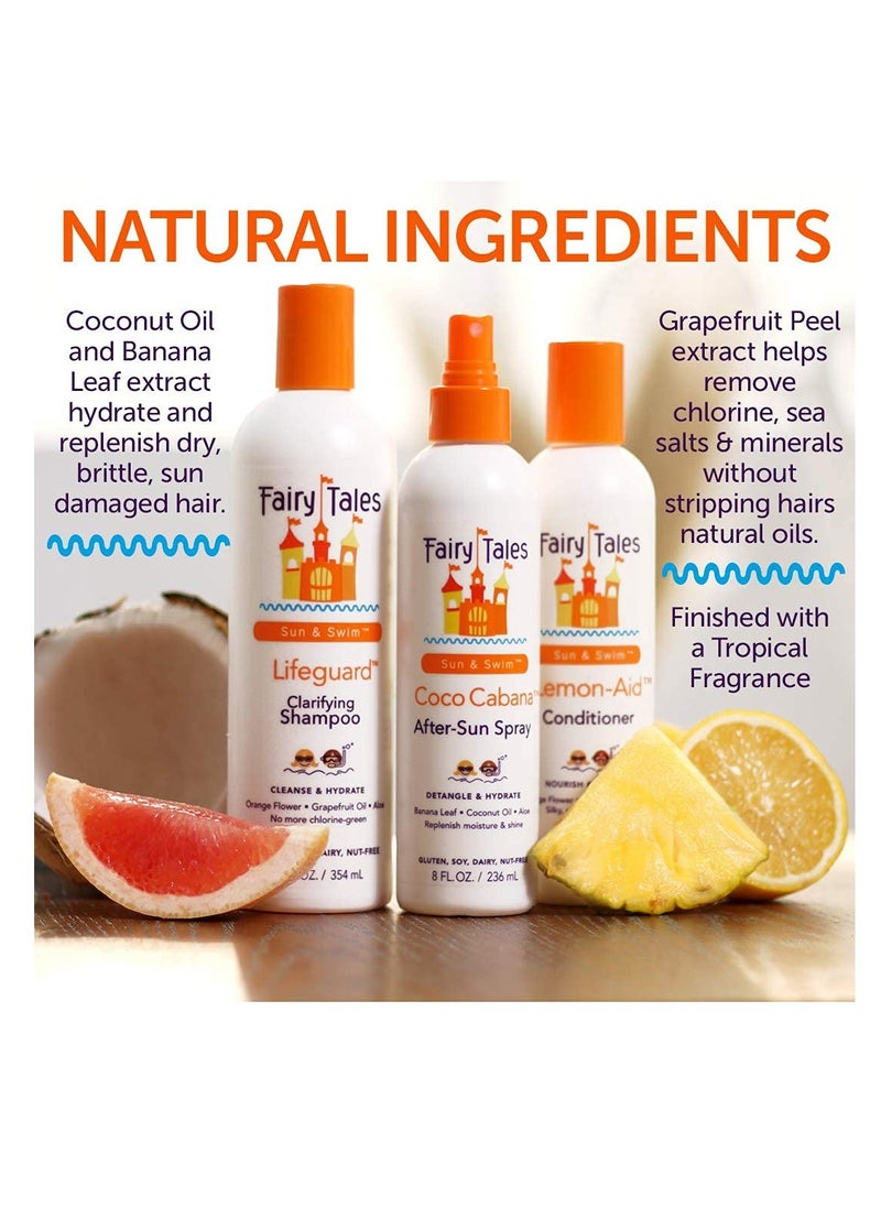 Fairy Tales Fairy Tales Swimmer Conditioner for Kids - 8 oz | Made with Natural Ingredients in the USA | Replenish and Restore from Chlorine and Salt Damage | No Parabens, Sulfates, or Synthetic Dyes  - Image 2