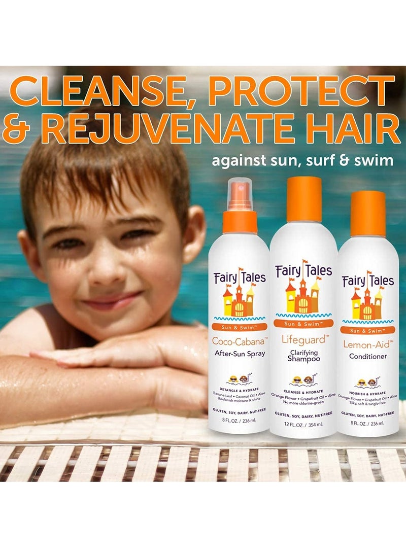 Fairy Tales Fairy Tales Swimmer Conditioner for Kids - 8 oz | Made with Natural Ingredients in the USA | Replenish and Restore from Chlorine and Salt Damage | No Parabens, Sulfates, or Synthetic Dyes  - Image 4