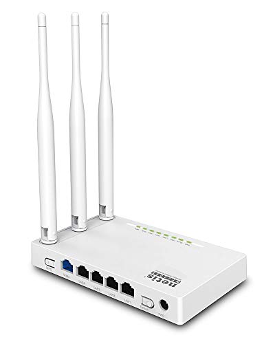 Netis WF2409E 300Mbps High-Speed Wireless N Router | Smart 3 x 5dBi High Gain Antennas with Parental Control for Computers, Smartphones, Wireless Cameras - Image 1