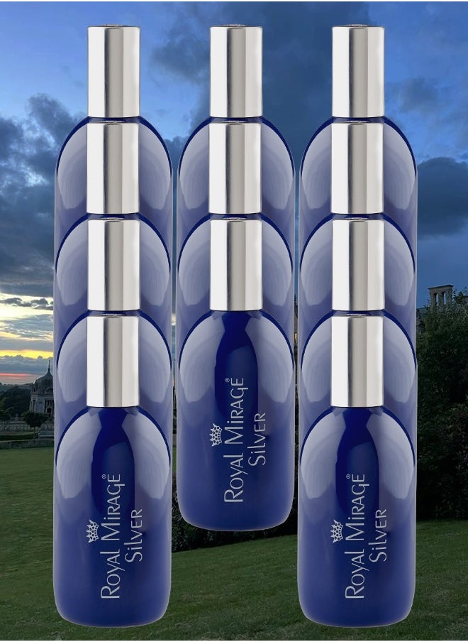 ROYAL MIRAGE 11 Pieces Royal Mirage Silver Perfume For Unisex 120ml EDC  - Image 1