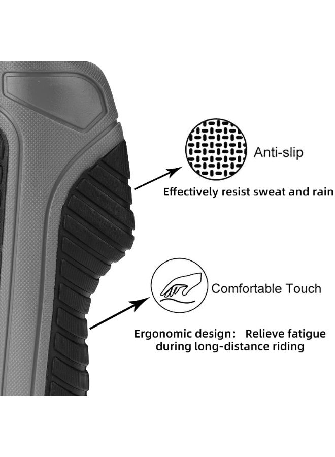 Bukela Mountain Bike Grips Handlebar Bicycle Handlebar Grips Bike Handle Grips Double Aluminum Clamp Lock On Grips for MTB BMX Mountain Bike Handle Bar Ends Black Grey Red Green Visit the ROCKBROS Store - Image 3