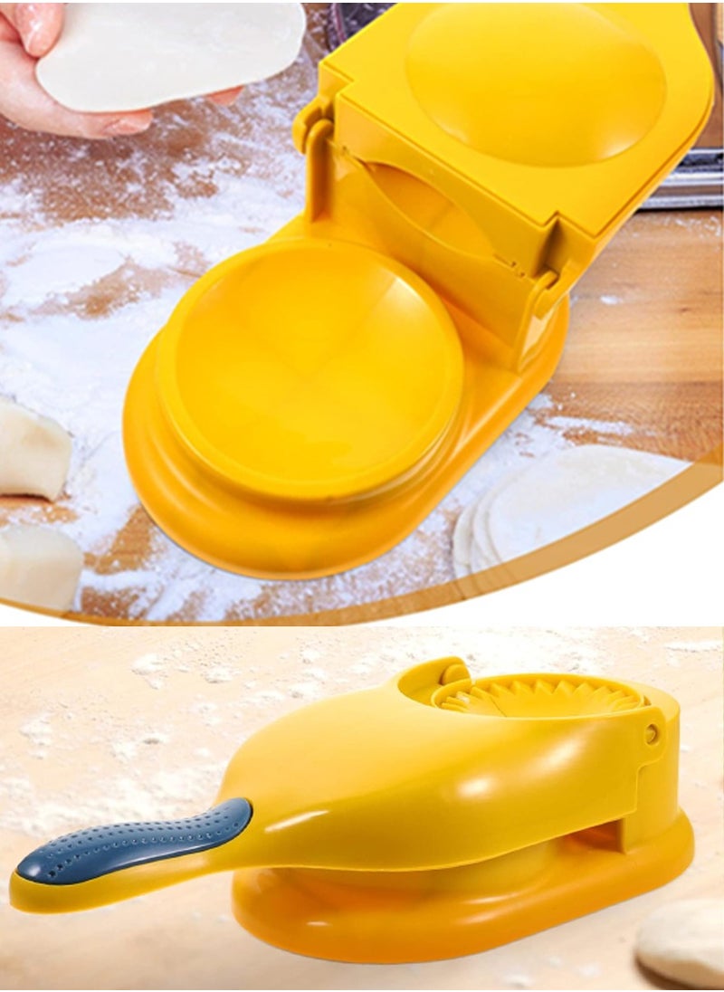 ISHWAZ - Dumpling Making Molds, Momos Maker, Dumplings Press Maker Kitchen Tool, Samosa Ravioli Dumpling Pie Empanada Maker, Puri Kachori, Idli Makers, Baking Pastry Tool For Making Handmade Products - Image 1