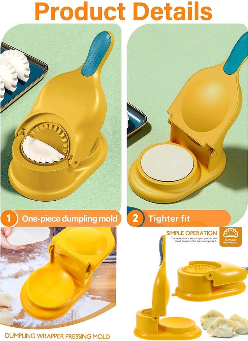 ISHWAZ - Dumpling Making Molds, Momos Maker, Dumplings Press Maker Kitchen Tool, Samosa Ravioli Dumpling Pie Empanada Maker, Puri Kachori, Idli Makers, Baking Pastry Tool For Making Handmade Products - Image 1