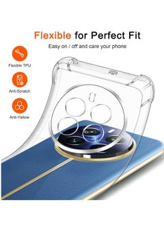 ten.tech Tentech Transparent cover with anti-shock corners made of heat-resistant polyurethane for Realme 12 Pro Plus 5G – Transparent  - Image 2