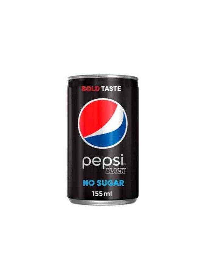 Pepsi Carbonated Soft Drink, Black - 155ml, UK