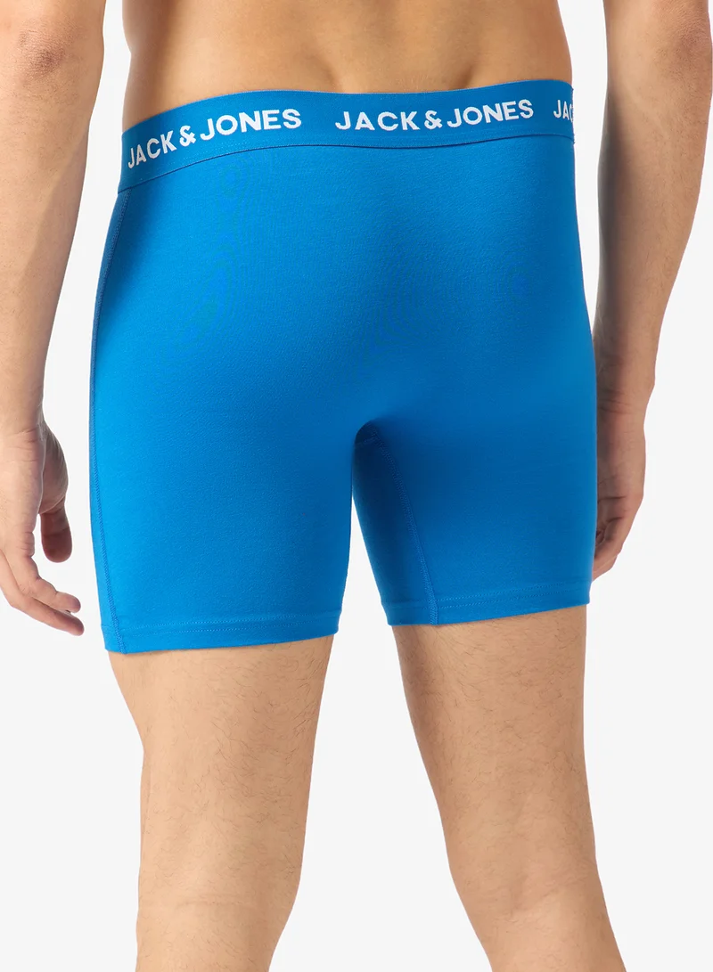 JACK & JONES  3 Pack Of Logo Band Briefs for Men | Best Price UAE