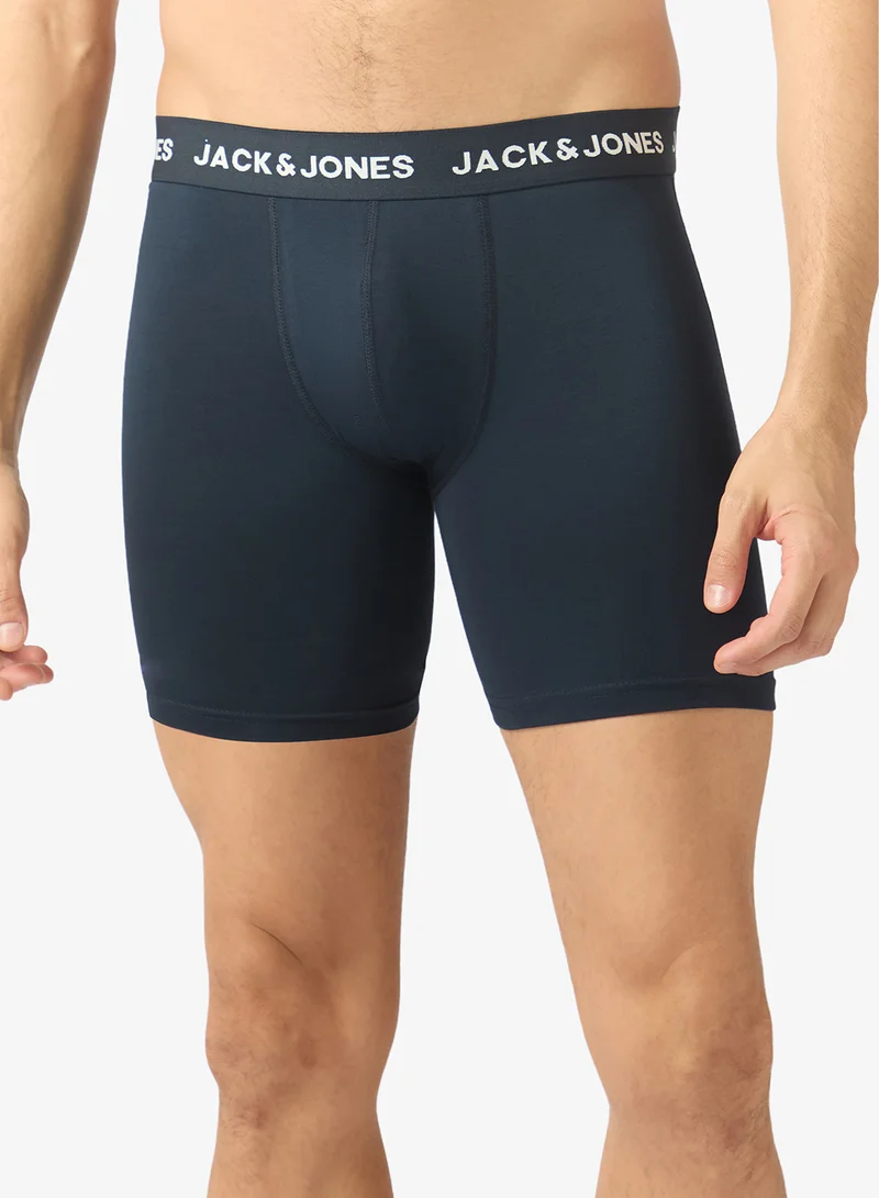 JACK & JONES  3 Pack Of Logo Band Briefs for Men | Best Price UAE