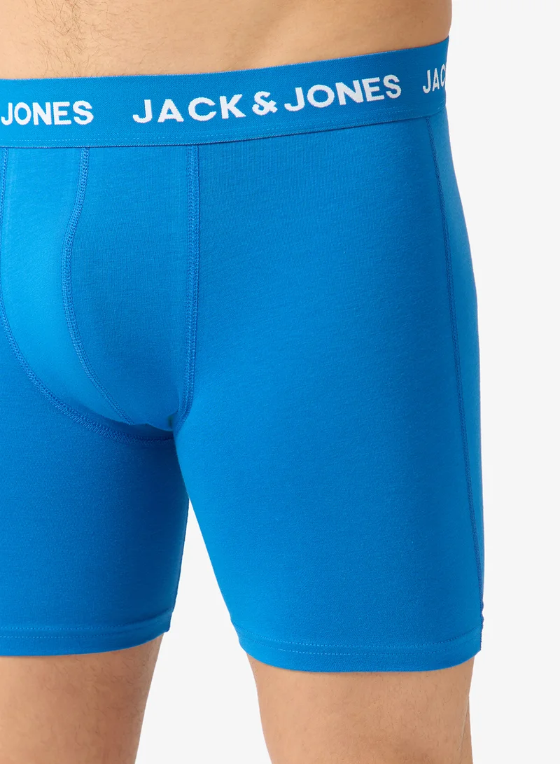 JACK & JONES  3 Pack Of Logo Band Briefs for Men | Best Price UAE