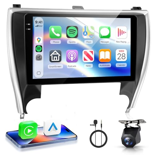 METEESER [4G+64G] Car Stereo for Toyota Camry 2015 2016 2017 with 5GWiFi/Android 15/Wireless Carplay Android Auto,10.1" Incell Touch Screen Radio,GPS/EQ DSP/Bluetooth5.0/SWC/AHD Backup Camera - Image 1