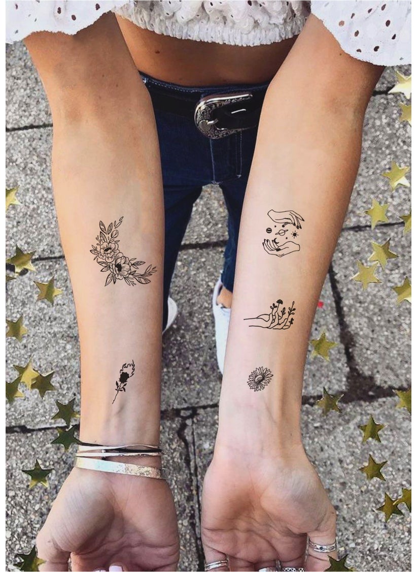 BP Tattoo - Mixed Mini Tattoo Minimal Temporary Tattoo - Image 1