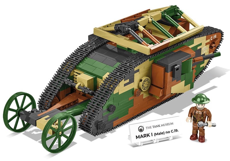 COBI Historical Collection Great War The Tank Museum Mark I Male No C19 - Image 2