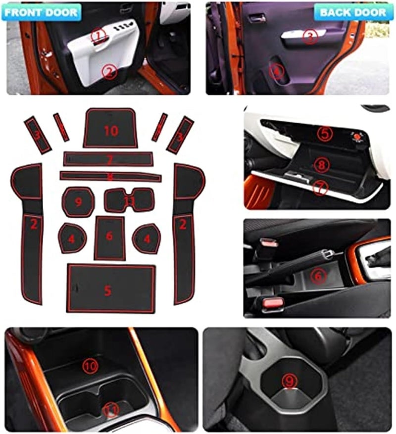 Wivplex Non-Slip Rubber Mats for Ignis 2017-2023 - Image 4