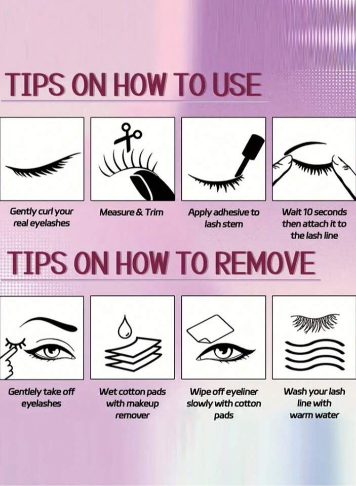 شي إن رموش صناعية من المنك - 10 ازواج من رموش المنك منفوشة بمظهر طبيعي، رموش عين القطة الناعمة قابلة لاعادة الاستخدام - Image 2