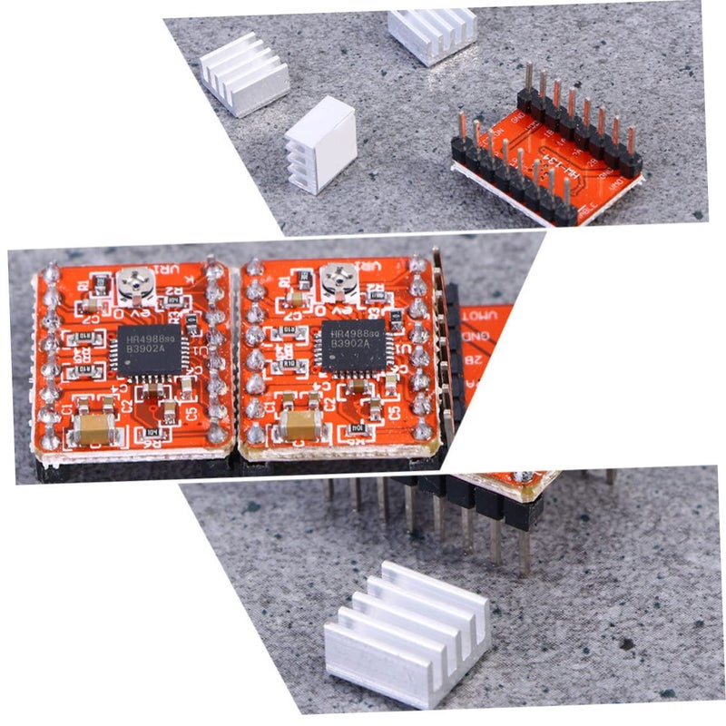5 Pack A4988 Stepper Motor Driver Module with Heat Sink for 3D Printer Step Motor Control - Image 5