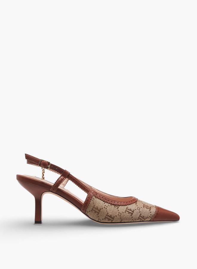 ELLE Women Textured Stiletto Heel Shoes - Image 3