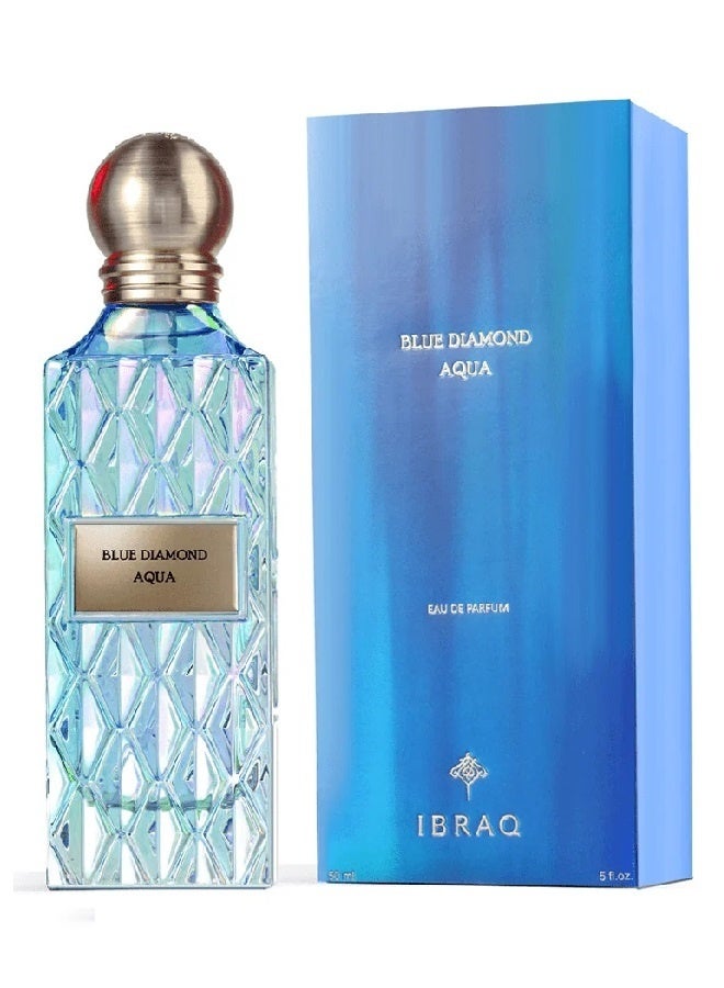 IBRAQ Blue Diamond Aqua Eau De Perfume 150ml - Image 2