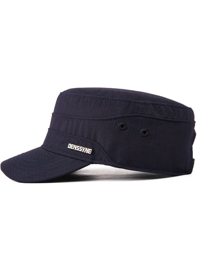 Denssyne Quick Dry Men's Spring And Summer Thin Sports Quick Dry Casual Outdoor Sunscreen Sunshade Duck Tongue Cap Short Brim Flat Top Cap - Image 5