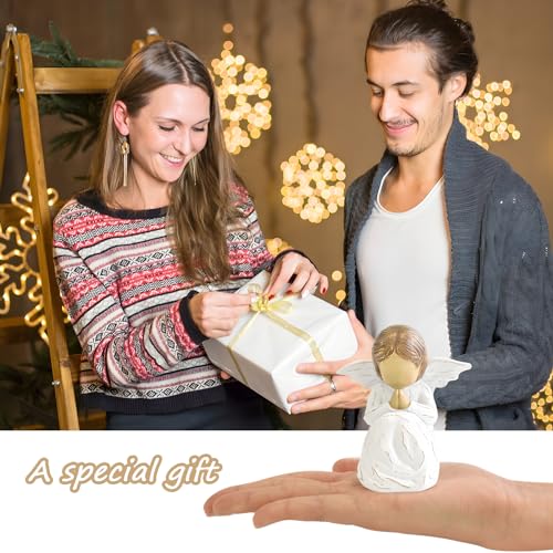 JINGIHE Angel Figurines for Women - Praying Angel Statue, Baptism & Confirmation Gifts for Girls & Teen Girls - Image 4