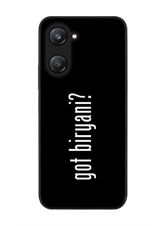 Stylizedd حافظة سوداء متينة لهاتف Vivo Y28s 5G / Vivo Y18 4G / Vivo Y03 4G، حافظة مرنة رفيعة مضادة للصدمات TPU جل - هل حصلت على برياني؟ - Image 1