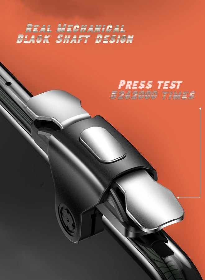 مشغلات الهاتف المحمول ، وحدة التحكم في الألعاب المحمولة ، مشغل الألعاب لـ PUBG / Fortnite / Call of Duty ، عصا التحكم الحساسة للتصويب ، عصا التحكم في التصويب وإطلاق النار لهواتف iPhone و Android (زوج - Image 2