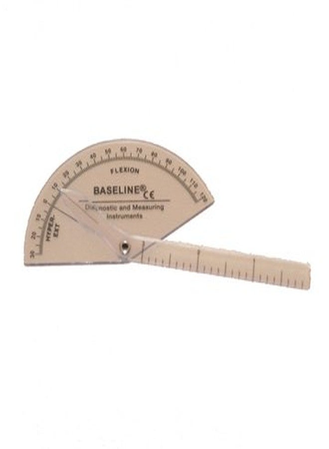 Baseline 12-1005 180 Degree Clear Plastic Pocket Goniometer, 6" Length - Image 3