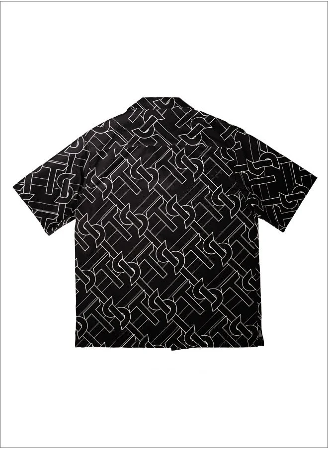 Tanjim Squad Black TANJIM SQUAD - PRINT TS SHIRT BLACK for Men | Best Price UAE