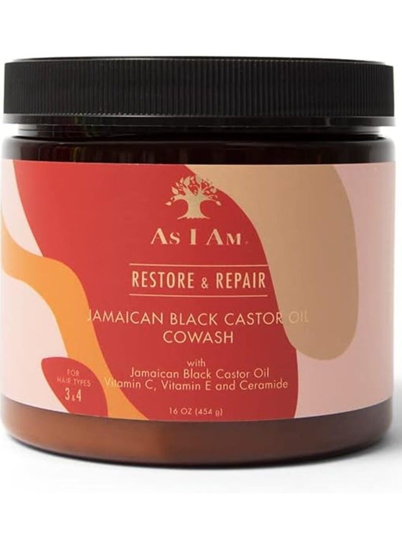 As I Am Restore And Repair Jamaican Black Castor Oil Cowash 454g - Image 1
