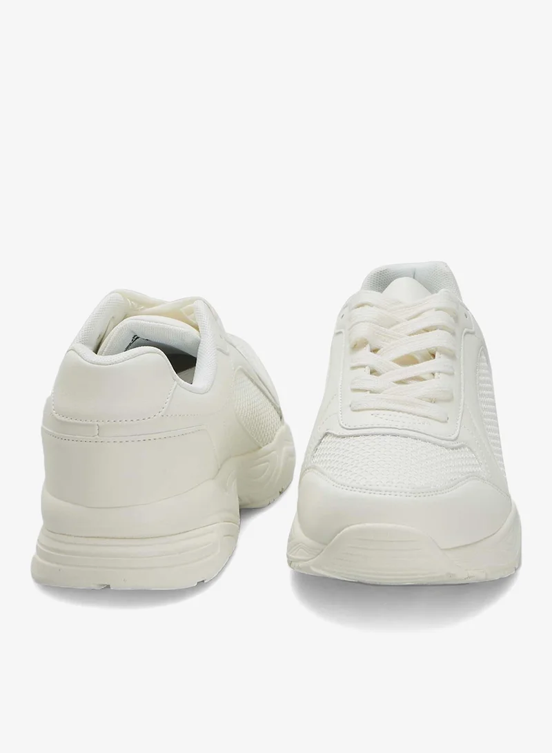 Kiabi  Mesh Running Shoes White for Men | Best Price UAE