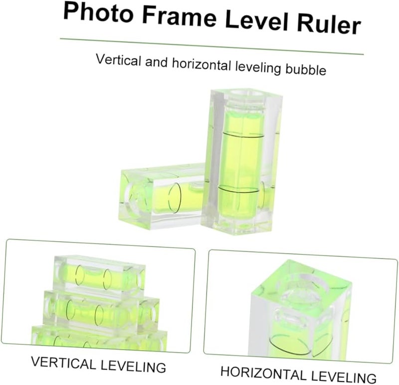 10Pcs Mini Bubble Level Tool With Green Vials For Wood Carving And Accurate Horizontal Measuring - Image 5