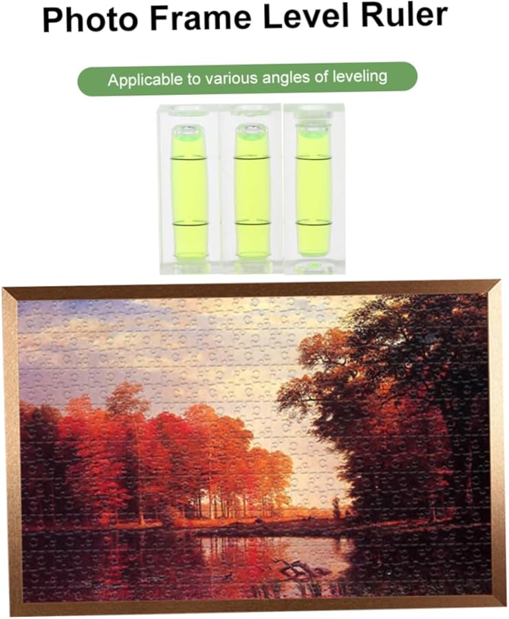 10Pcs Mini Bubble Level Tool With Green Vials For Wood Carving And Accurate Horizontal Measuring - Image 3