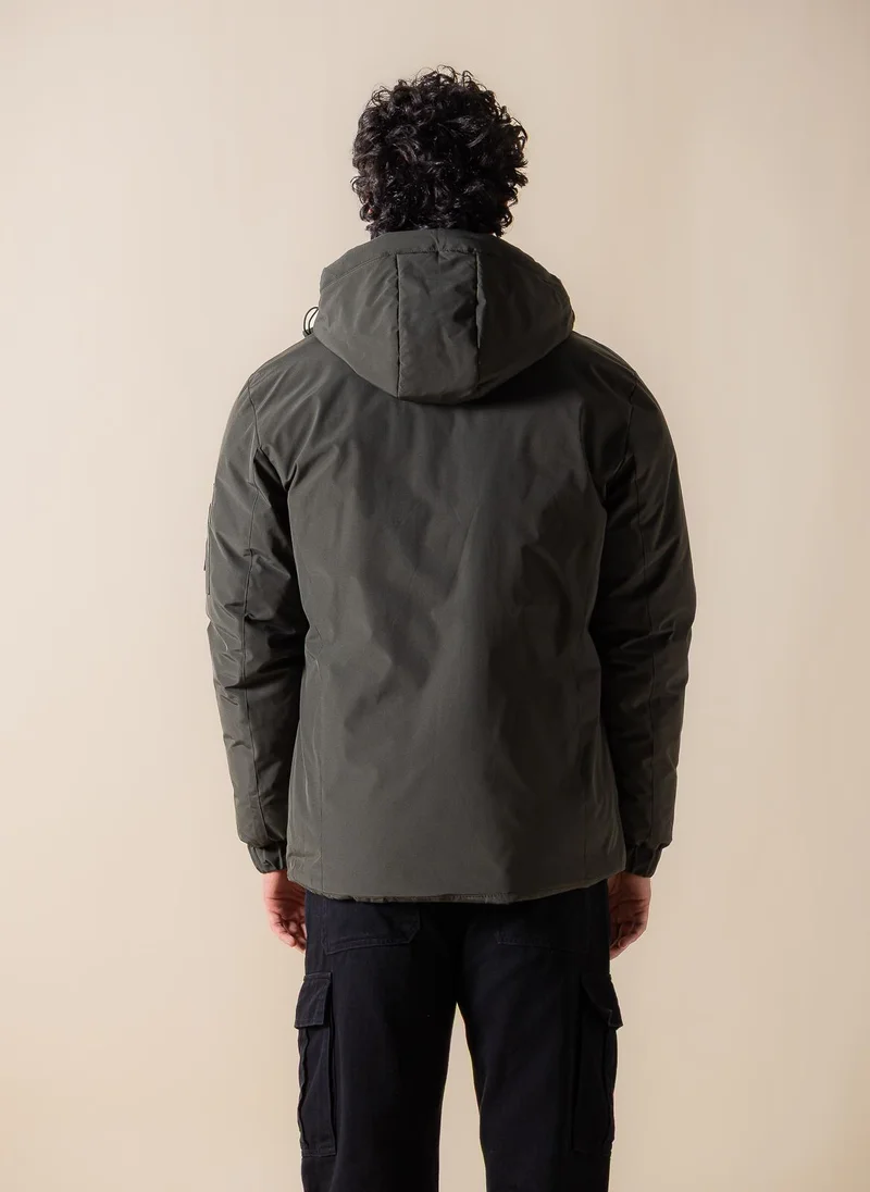 SHAPES PADDED PUFFER JACKET