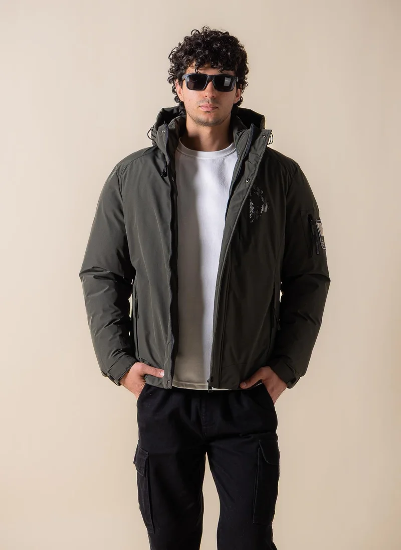 SHAPES PADDED PUFFER JACKET