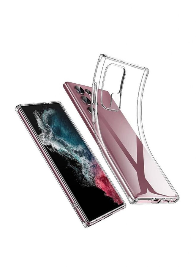 vesus Shockproof Clear Transparent Case Cover For Samsung Galaxy S22 Ultra