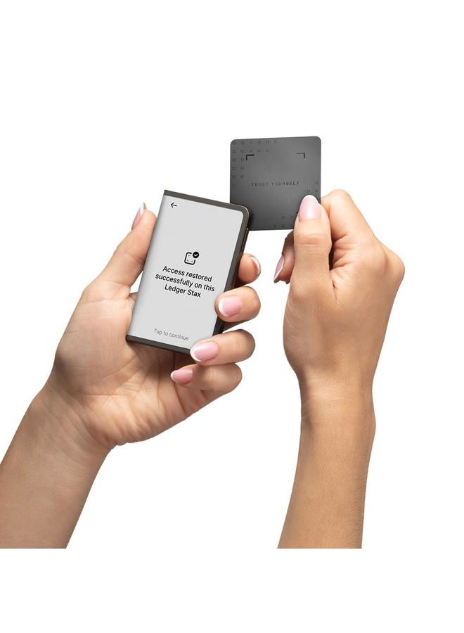 Ledger Stax - premium touchscreen signer for secure crypto management - diversify and grow your assets with style via the Ledger Wallet app - Image 3