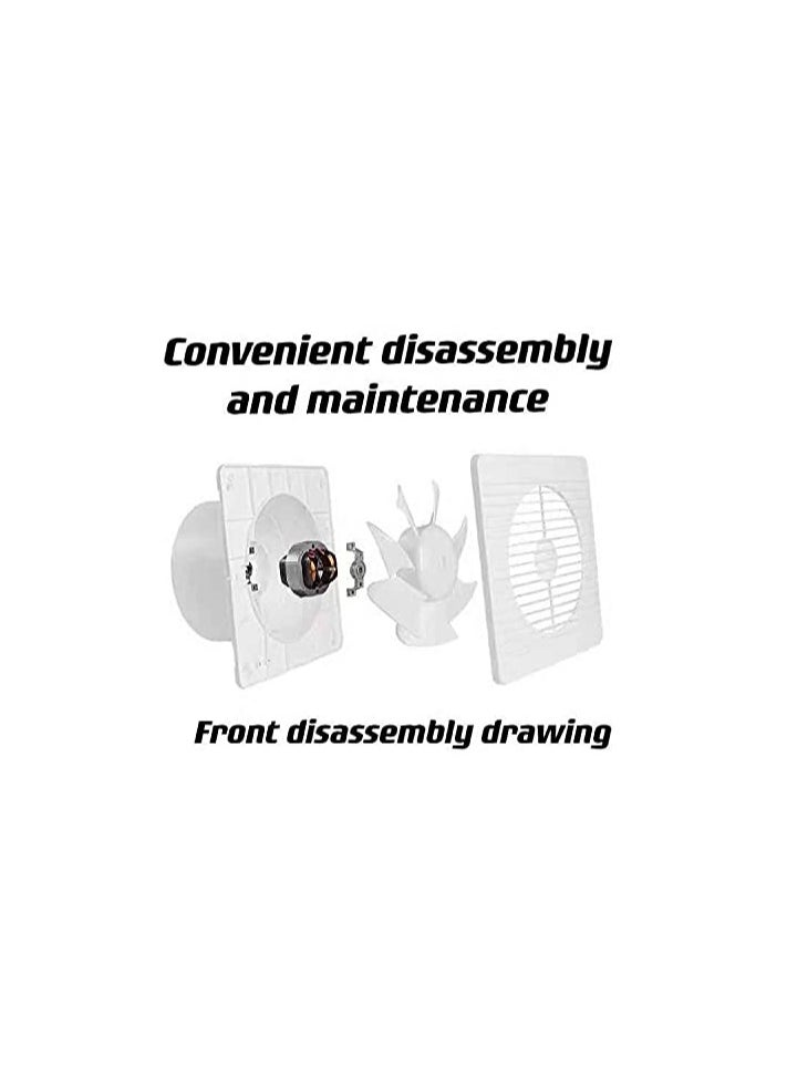 MODI MODI ventilator 6inch -6B 25W low noise window kitchen office bathroom exhaust fan exhaust fan is a powerful yet quiet solution for maintaining fresh air in kitchens, offices, and bathrooms.  - Image 3