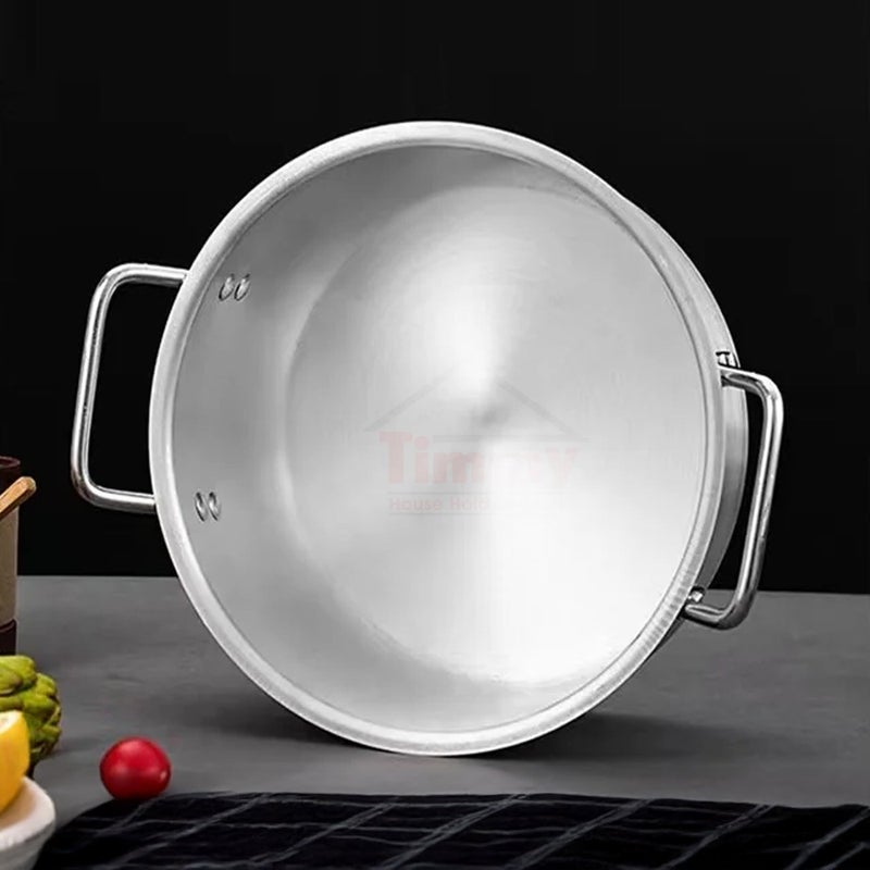 Timmy 10-Piece Aluminium Cookware Set with Lids - Silver, High-Durability Pots and Pans for Family Cooking, Even Heat Distribution, Easy to Clean, Professional Kitchen Cooking Essentials - Image 3