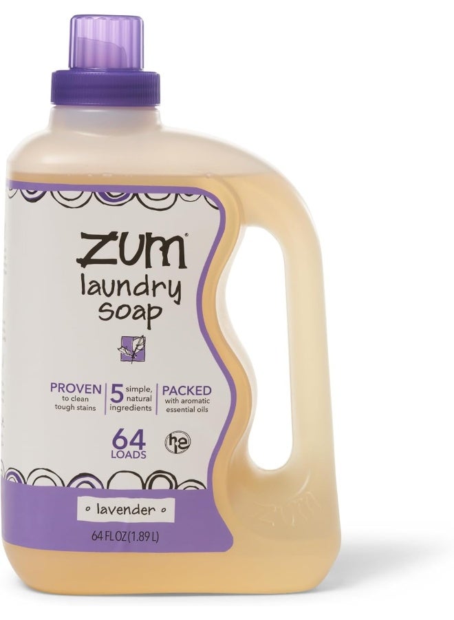 ZUM Zum Indigo Wild Lavender Clean Laundry Soap 64 Oz, 1 Count - Image 1