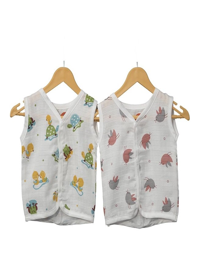 DearChamp طقم ملابس نوم للأطفال حديثي الولادة من القطن العضوي النقي من ديرشامب، للجنسين، مكون من قطعتين (أبيض، 3-6 أشهر) - Image 5