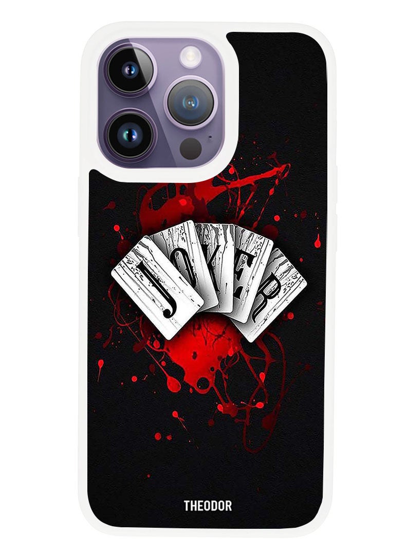 Theodor Protective Case Anti Scratch Shock Proof Cover For APPLE IPHONE 14 PRO MAX Joker 1 (White Bumper) - Image 1