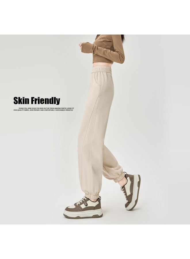 Hstyle Women's Cuffed Pants For Spring/fall 2025 - High-waisted Wide-leg Trousers With Premium Look, Slimming Effect, Comfortable For Casual & Office Wear, Versatile Styling - Image 2