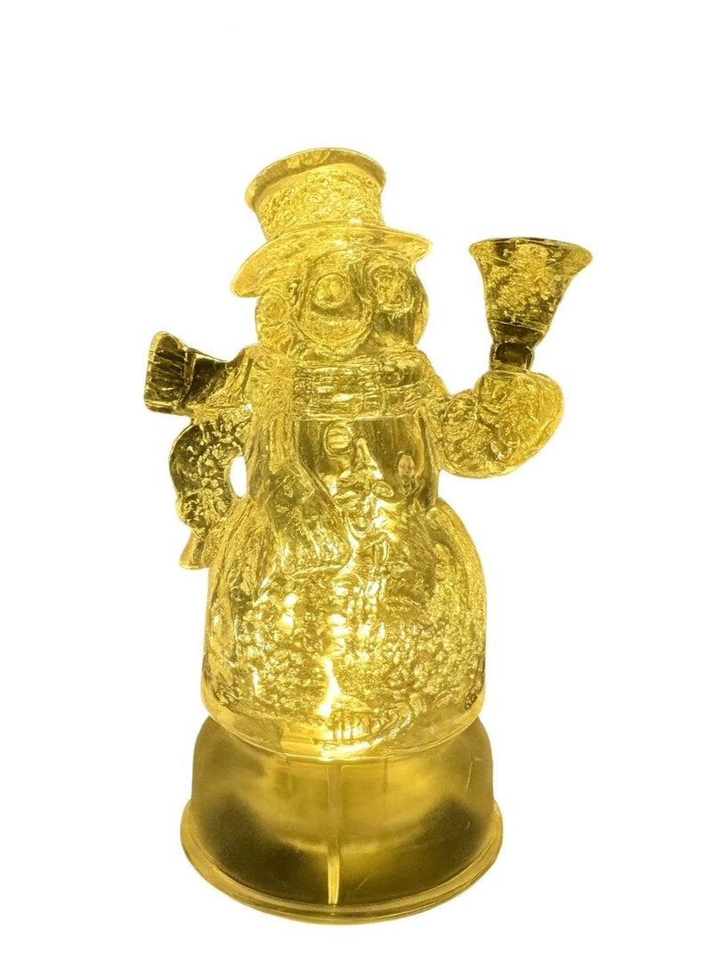 ميلز تمثال رجل الثلج المضاء بتقنية LED - ديكور احتفالي مضيء - Image 3